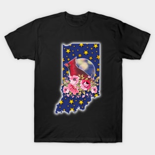 INDIANA CARDINAL amongst the PEONIES😊 T-Shirt